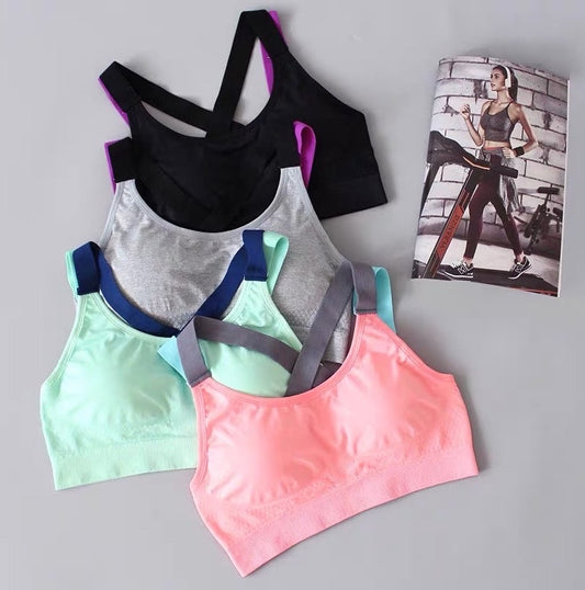 Sports Bra for Women Gym Seamless High Impact Sports Bra Yoga Fitness Top Female Underwear Push-up bra Sportswear