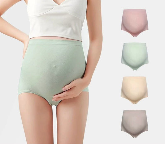 Maternity Clothings High Waist Pregnant Intimates Belly Support Briefs for Pregnant Women Comfortable Solid Color Panties