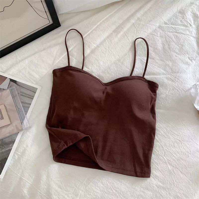 The Camisole Jacket For Women Can Be Worm Inside And Outside With Chest Pads, Waist Shirts And Tank Tops