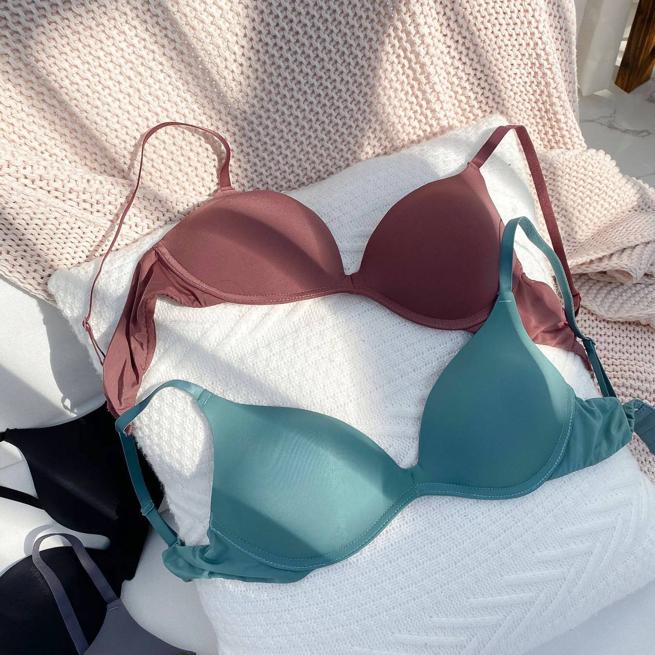 Comfortable Japanese-style Underwear Without Steel Ring For Girls Simple Small Bra Thin Section Seamless Breathable Type Adjustment Bra