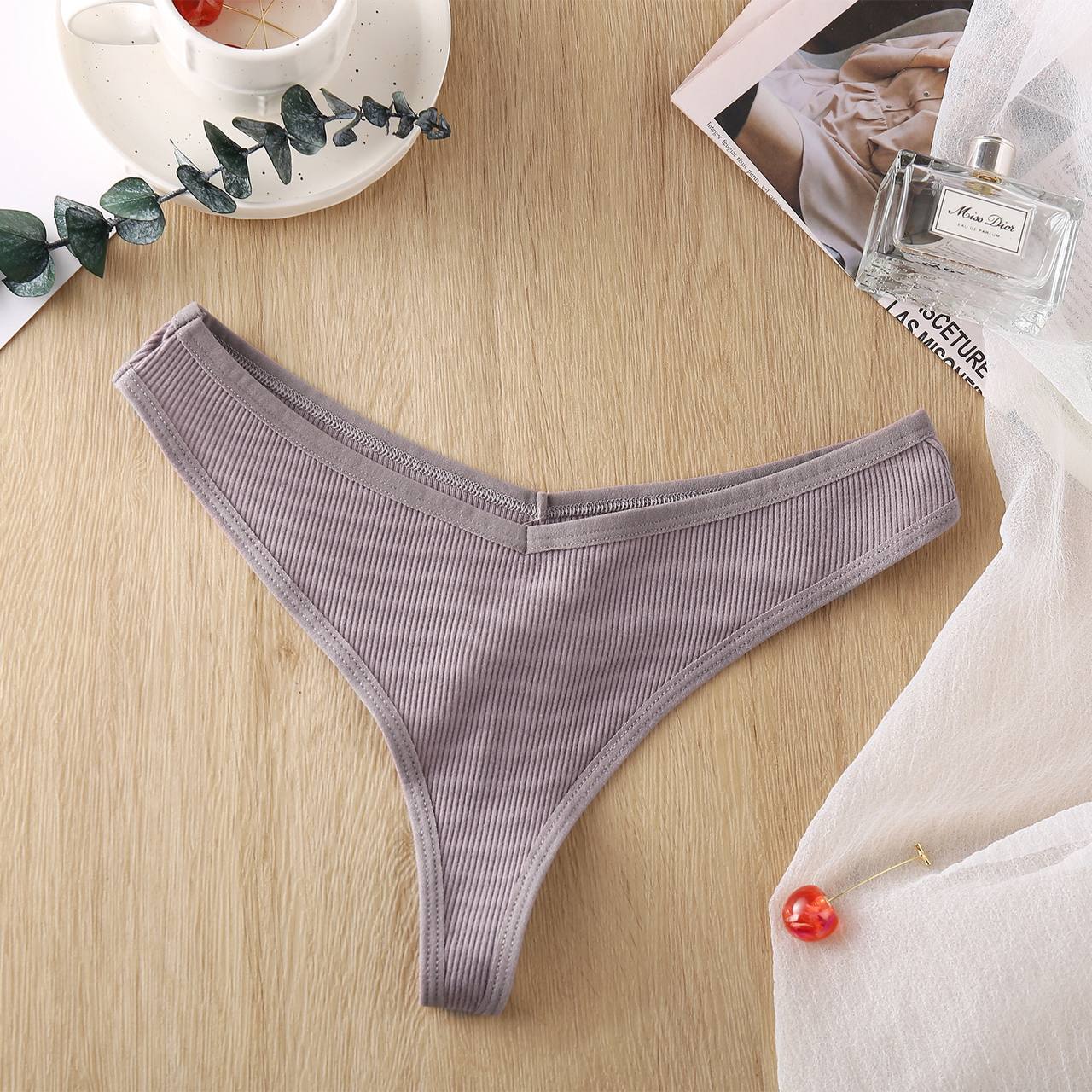 Women Cotton G-String Thongs Panties Strings Underwear