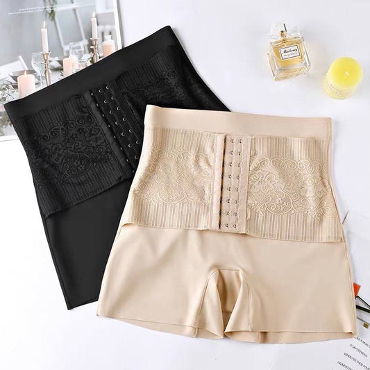 Waist And Abdomen Underwear women Body Sculpting Small Belly Strong High Waist Hip Plastic Artifact Summer Safety Pants