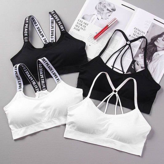 New Seamless Sling Beauty Back Bra Underwear Sports Underwear Sports Bra Tube Top Yoga Vest
