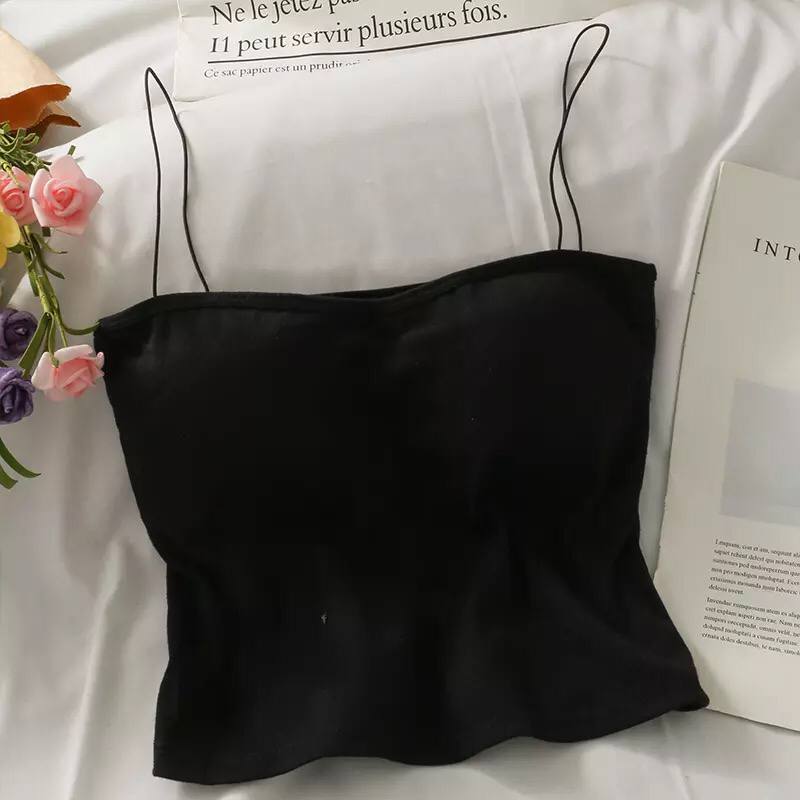 The Camisole Jacket For Women Can Be Worm Inside And Outside With Chest Pads, Waist Shirts And Tank Tops