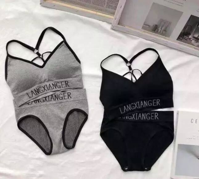 Seamless Japanese Girl Bra And Brief Sets Sexy Lady's Sports Underwear Sets