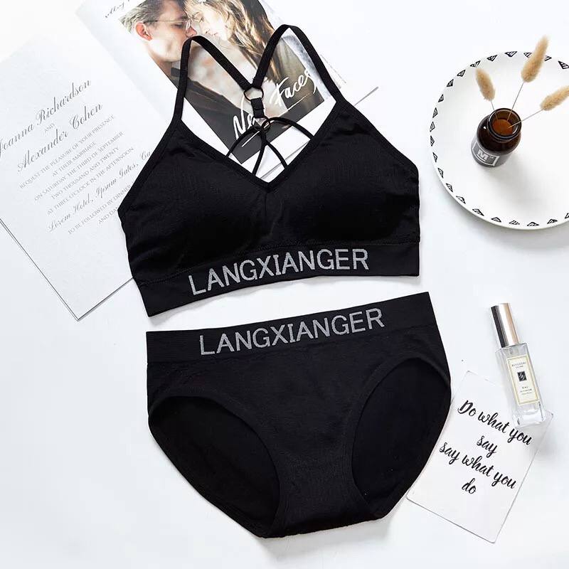 Seamless Japanese Girl Bra And Brief Sets Sexy Lady's Sports Underwear Sets