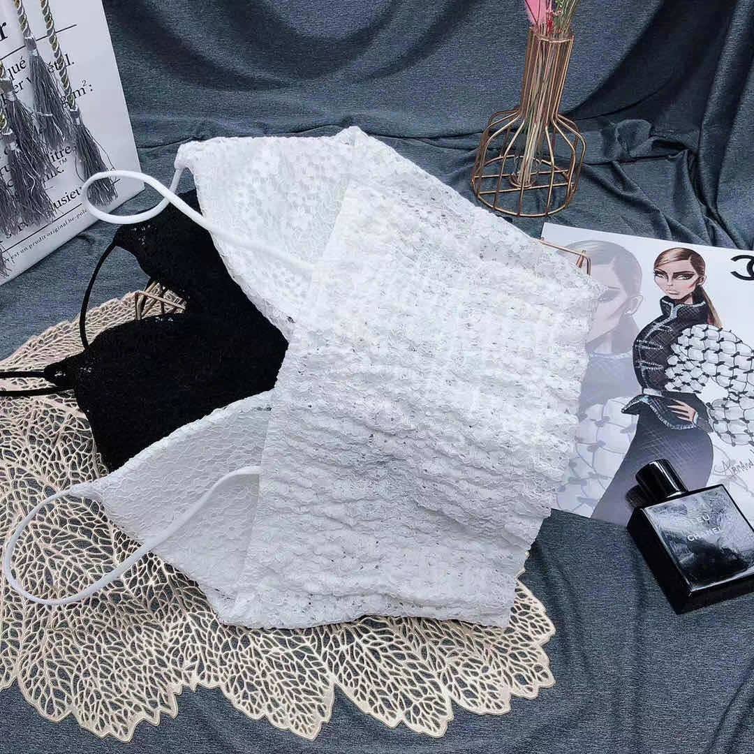 French Niche Lace Vest Women Wear Small Suspenders Inside And Outside Wear A Trendy Bottoming Shirt Top