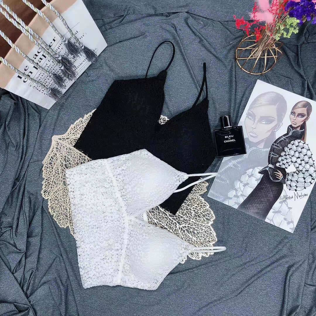 French Niche Lace Vest Women Wear Small Suspenders Inside And Outside Wear A Trendy Bottoming Shirt Top