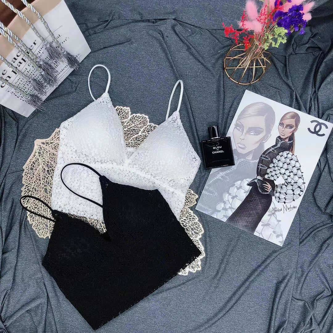 French Niche Lace Vest Women Wear Small Suspenders Inside And Outside Wear A Trendy Bottoming Shirt Top