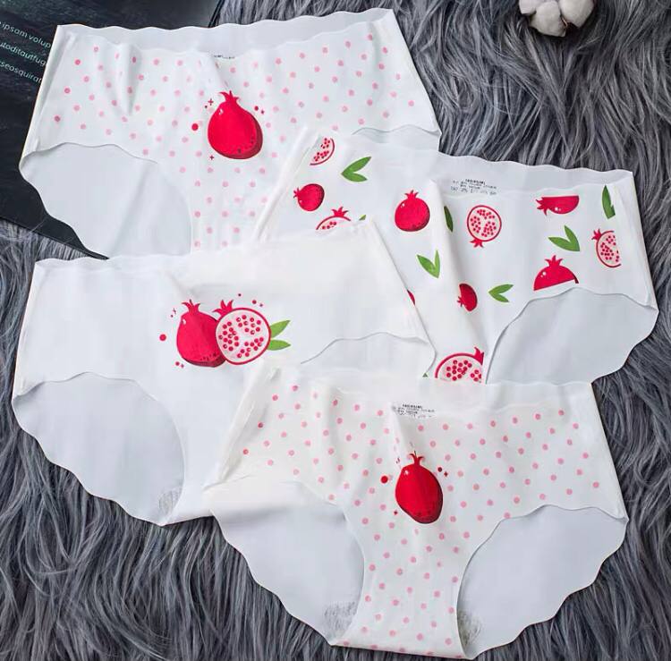 Seamless Ice Silk Bag Hip Panties