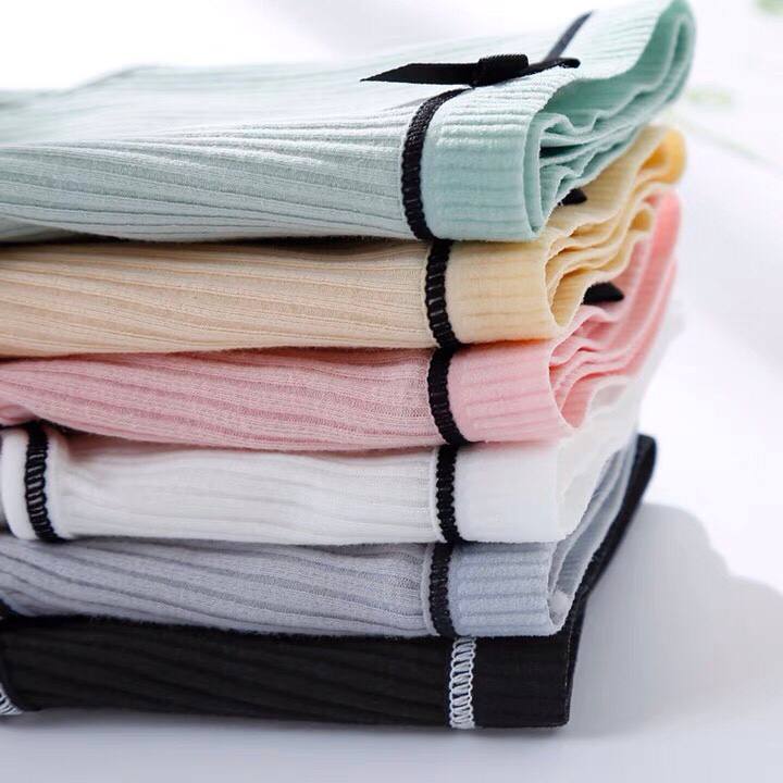 Japanese Color Middle Waist Comfortable Cotton Panties