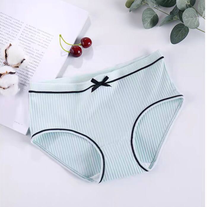 Japanese Color Middle Waist Comfortable Cotton Panties