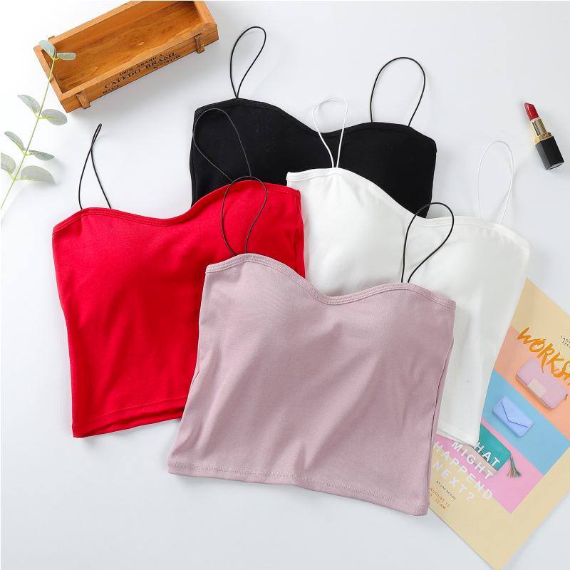 The Camisole Jacket For Women Can Be Worm Inside And Outside With Chest Pads, Waist Shirts And Tank Tops