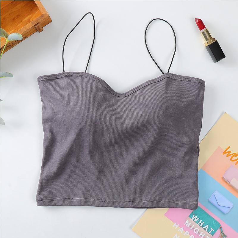 The Camisole Jacket For Women Can Be Worm Inside And Outside With Chest Pads, Waist Shirts And Tank Tops