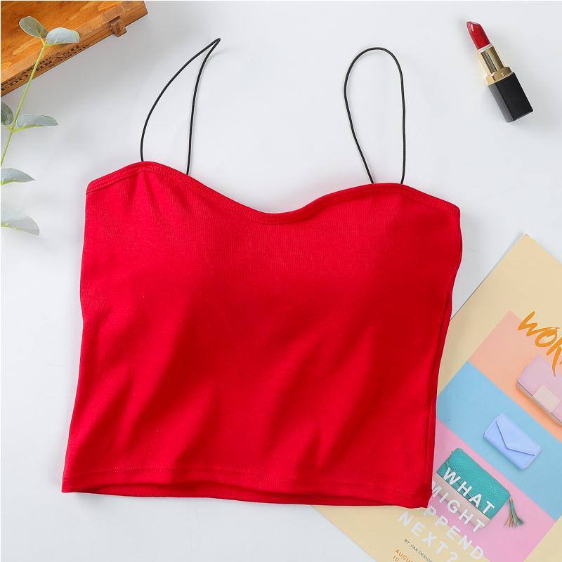 The Camisole Jacket For Women Can Be Worm Inside And Outside With Chest Pads, Waist Shirts And Tank Tops