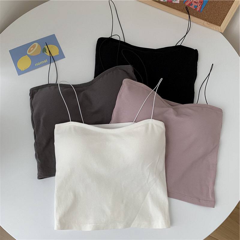 The Camisole Jacket For Women Can Be Worm Inside And Outside With Chest Pads, Waist Shirts And Tank Tops