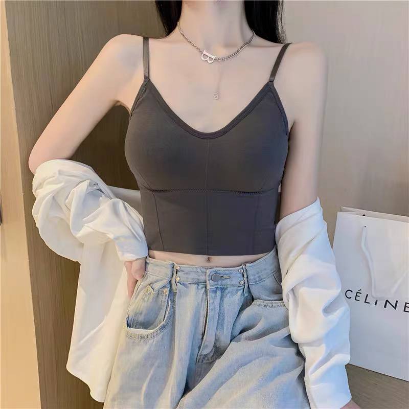 2021 New Summer, Thin Section, Chest Pad, Female And Inside Underwear Sports Bra