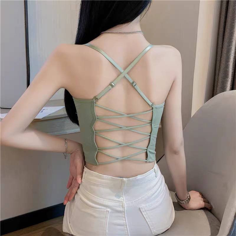 2021 New Summer, Thin Section, Chest Pad, Female And Inside Underwear Sports Bra