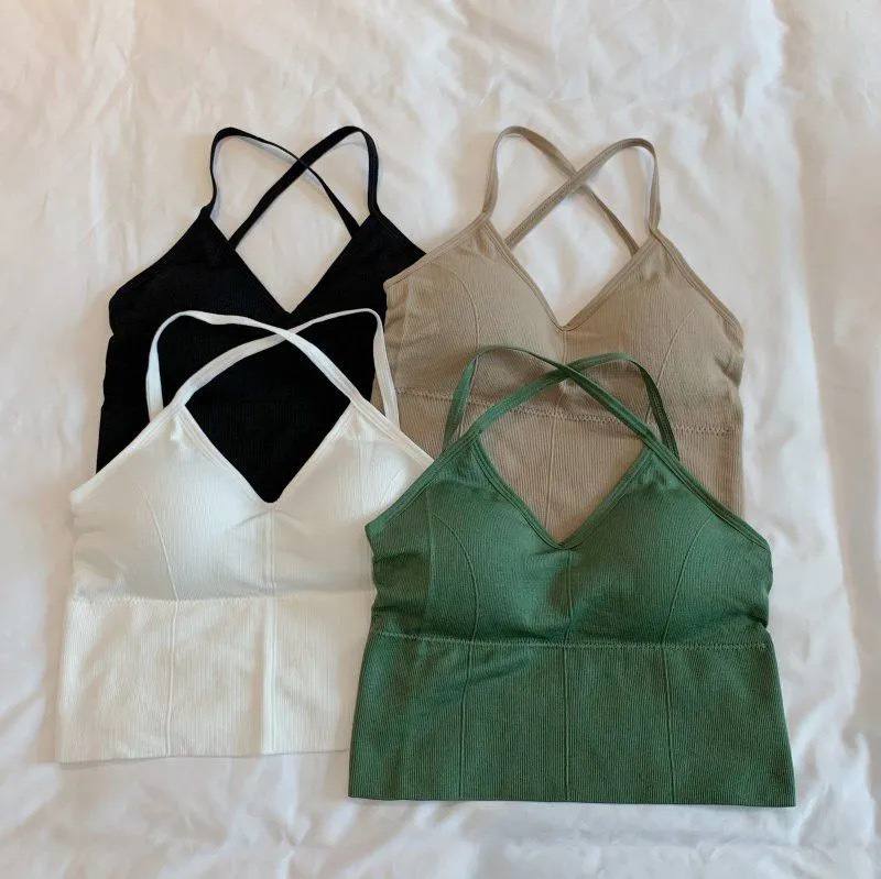 2021 New Summer, Thin Section, Chest Pad, Female And Inside Underwear Sports Bra