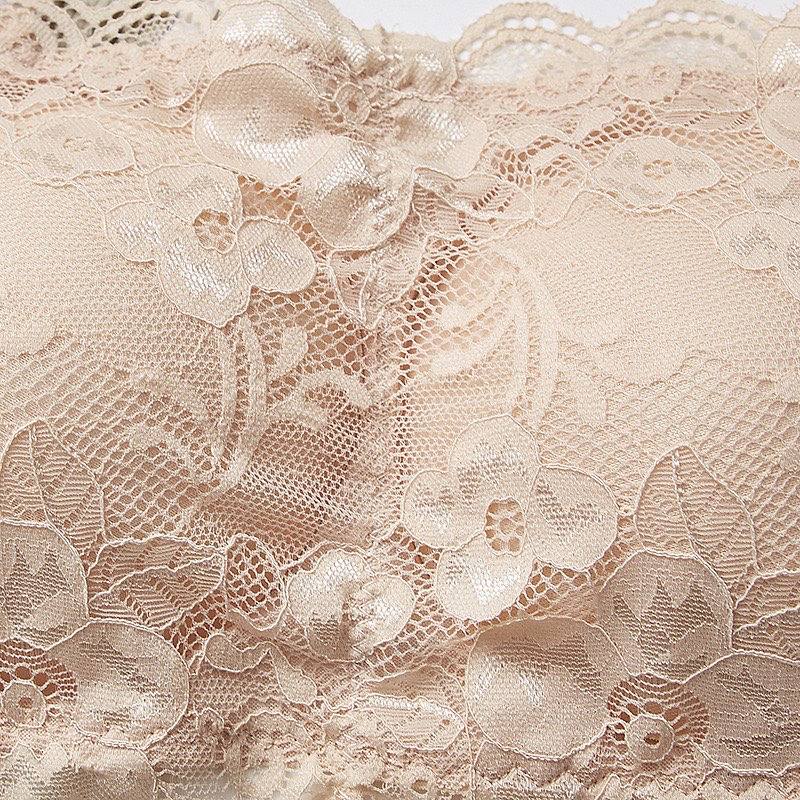 New Lace Sexy Wrapped Chest One Piece Tube Removable Padded Top Seamless Strapless Bra