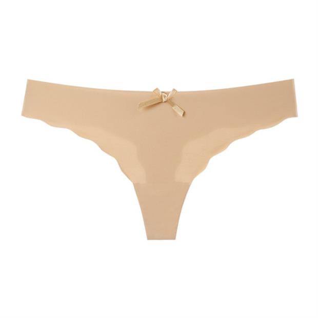 Women Underwear Seamless Sexy Thongs Underwear Ice Silk Comfy G-String Panties