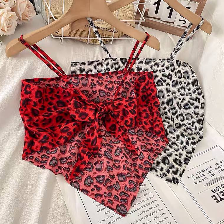 American Small Suspenders Women’s Summer New Cashew Flower