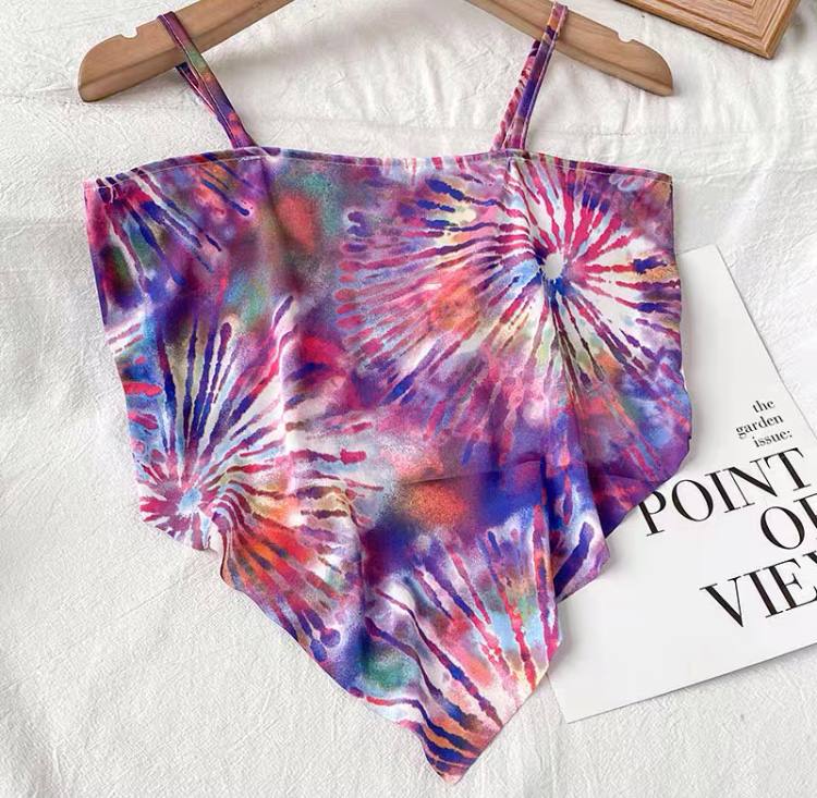 American Small Suspenders Women’s Summer New Cashew Flower