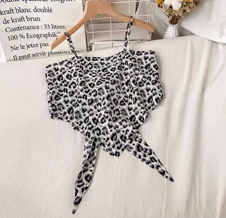 American Small Suspenders Women’s Summer New Cashew Flower