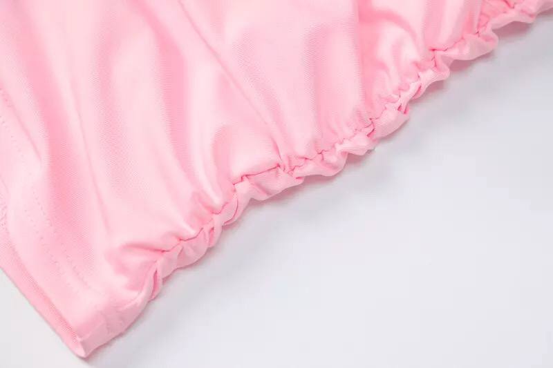 Sexy Backless Elegant Strapless Mini Dress Outfits For Women Sleeveless Summer Club Party Dresses Cut-out