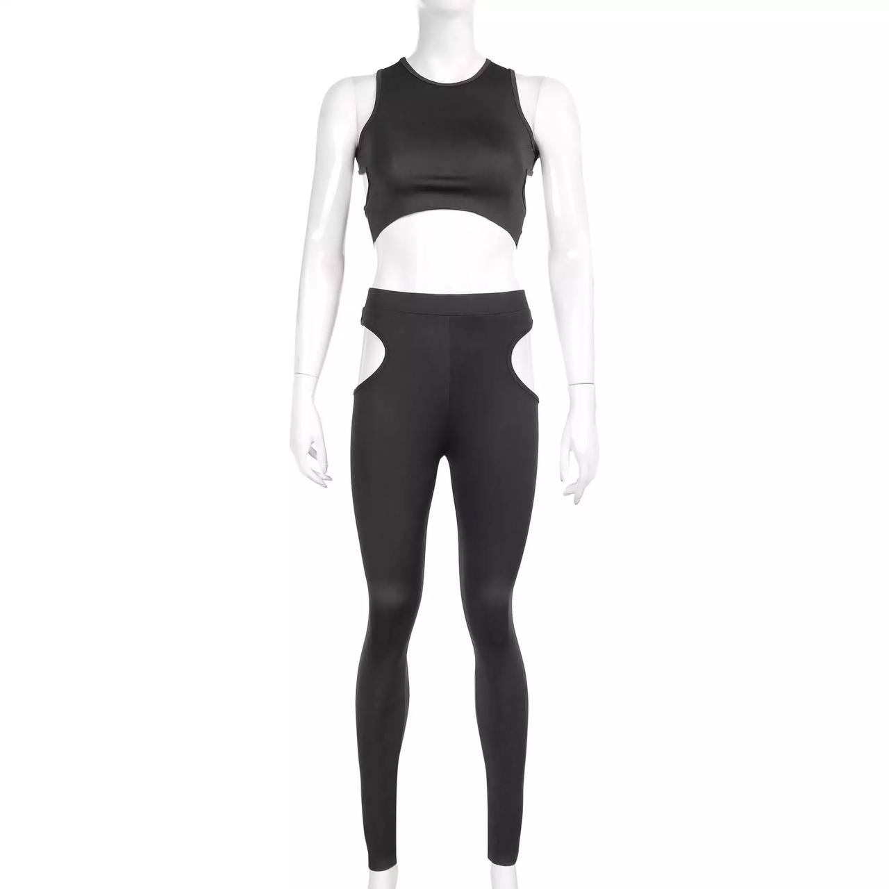 Fashion Summer New Arrivals Sweat suit Hollow Out Legging Set Piece Pants Women Set