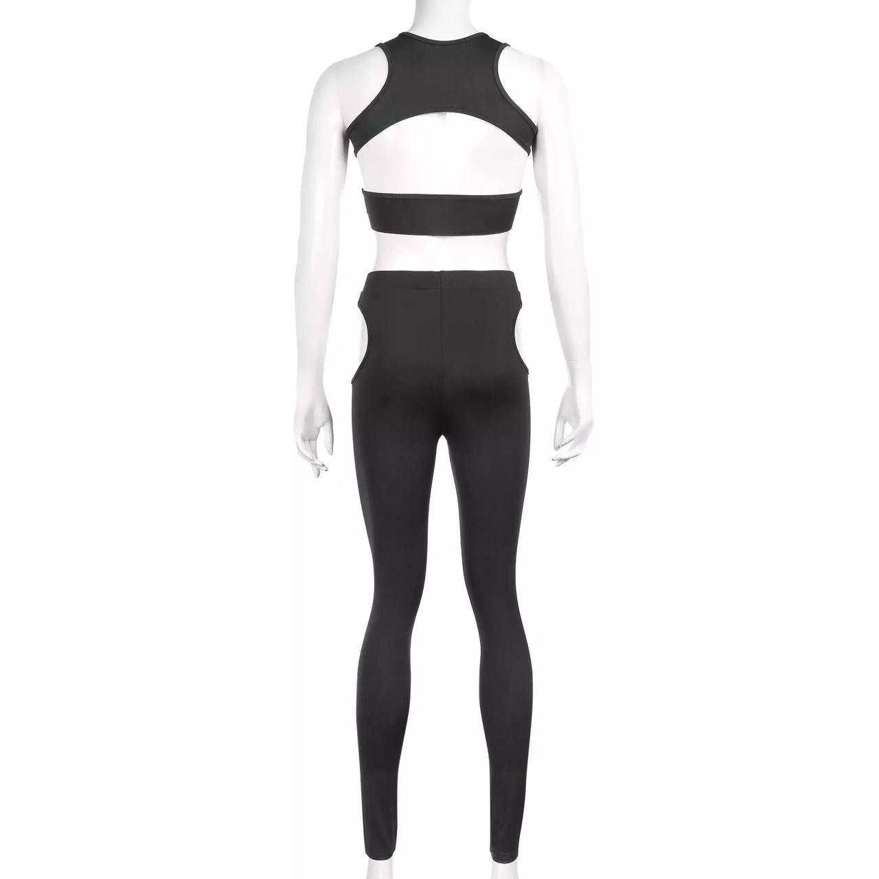 Fashion Summer New Arrivals Sweat suit Hollow Out Legging Set Piece Pants Women Set