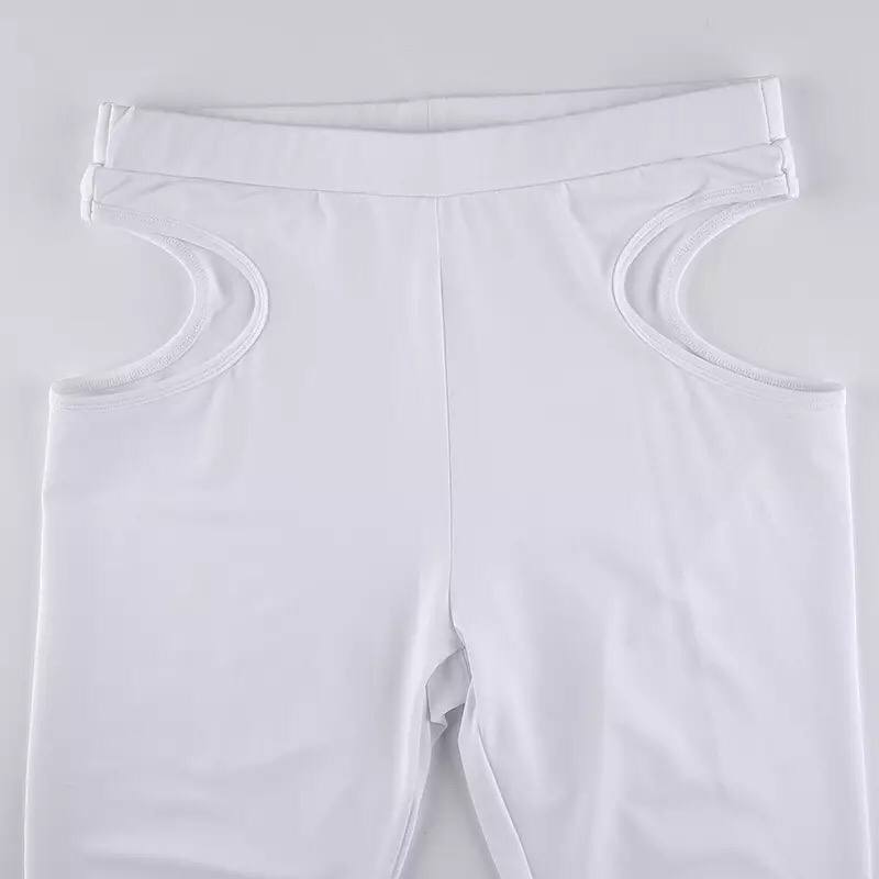 Fashion Summer New Arrivals Sweat suit Hollow Out Legging Set Piece Pants Women Set