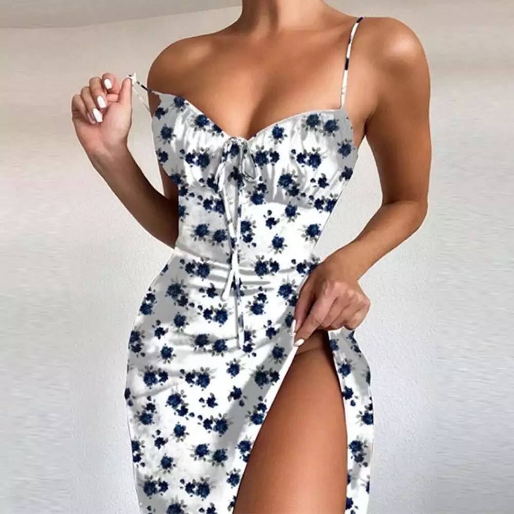 Summer Floral Straps Dress