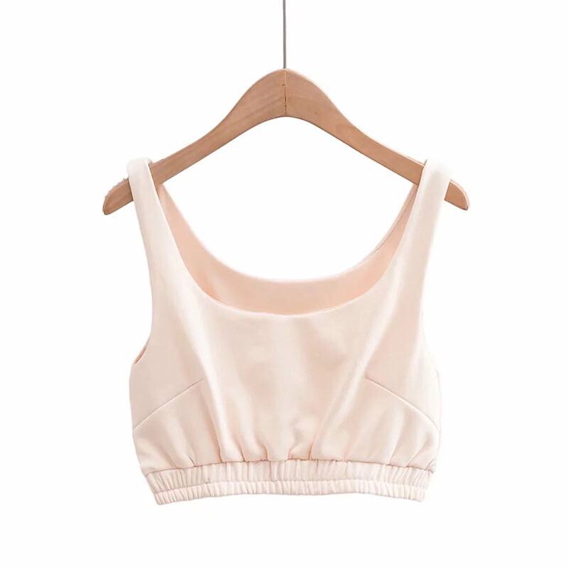 Casual Solid Shorts Sets Ladies Clothes Crop Top 2 Pieces And Drawstring Shorts Matching Sportswear Set Summer Outfits