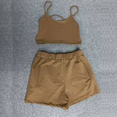 Autumn Women Two Pieces Set Clothing Crop Top Pants Set