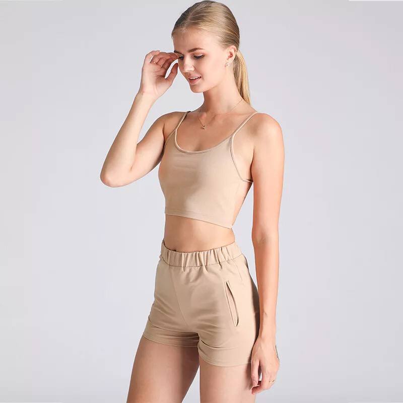 Autumn Women Two Pieces Set Clothing Crop Top Pants Set