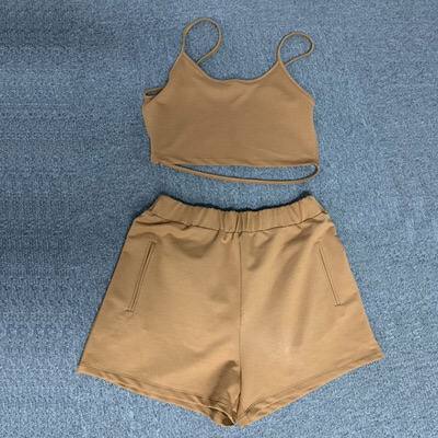 Autumn Women Two Pieces Set Clothing Crop Top Pants Set