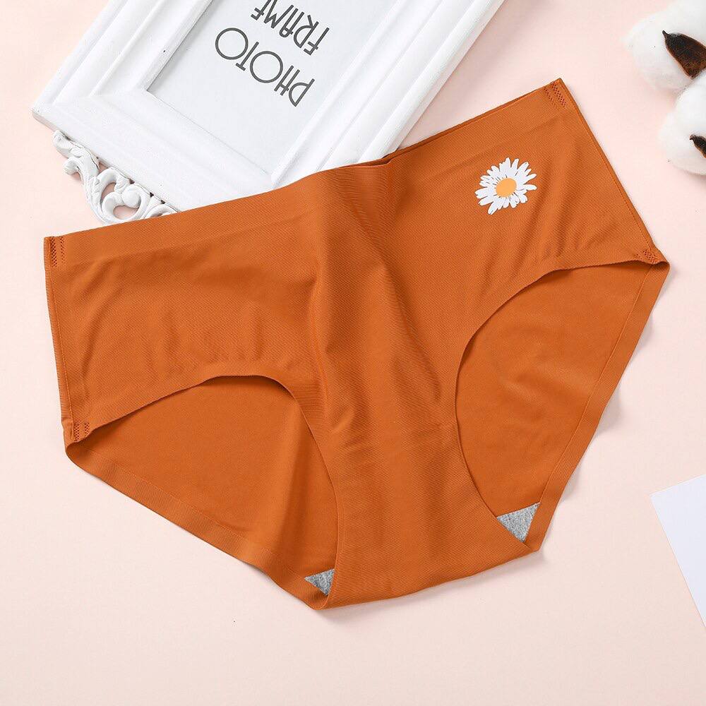 Cute Anti-Bacterial Women Briefs Mid-waist Ladies Panty Sexy Breathable Girl Underwear Seamless Cotton Women's Panties